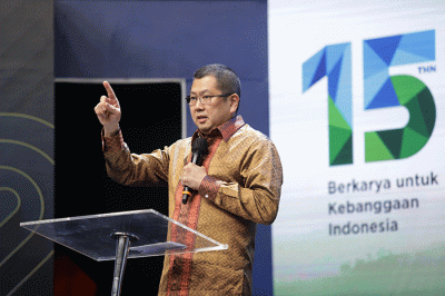 HUT ke-15 PT MNC Land Tbk. yang diselengarakan di Jakarta Selasa (4/10/2022).