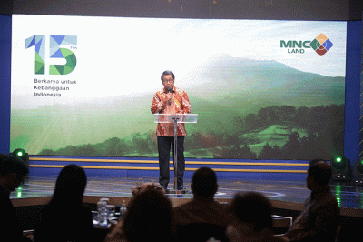 HUT ke-15 PT MNC Land Tbk. yang diselengarakan di Jakarta Selasa (4/10/2022).