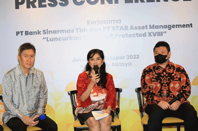 Peluncuran RDT STAR Protected XVIII, yang merupakan kerja sama Star Asset Management (Star AM) dengan Bank Sinarmas di Jakarta.