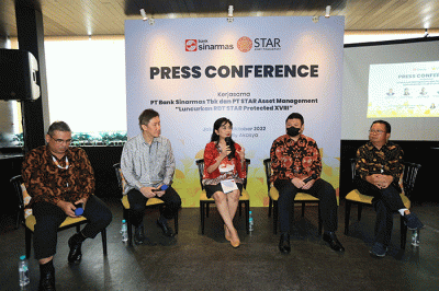 Peluncuran RDT STAR Protected XVIII, yang merupakan kerja sama Star Asset Management (Star AM) dengan Bank Sinarmas di Jakarta.