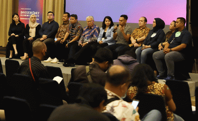 Keterangan pers terkait penyelenggaraan Investor Daily Summit 2022 di Jakarta, Senin (3/10/2022).