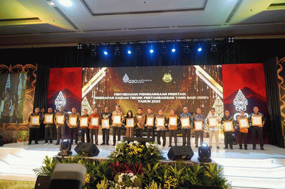 Ajang Prestasi Keberhasilan Penerapan Kaidah Teknik Pertambangan yang Baik (Good Mining Practice/GMP Award) Tahun 2022 di Jakarta.
