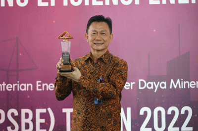 Ajang Penghargaan Subroto Bidang Efisiensi Energi (PSBE) 2022 di Jakarta, Rabu (5/10/2022).