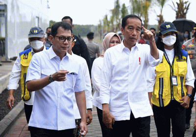 Presiden Joko Widodo meninjau sejumlah kesiapan fasilitas untuk mendukung perhelatan KTT G20 Bali 2022.
