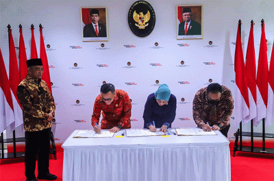 Rapat Tingkat Menteri dan Penandatanganan SKB Hari Libur nasional dan Cuti Bersama tahun 2023 di Jakarta, Selasa (11/10/2022).
