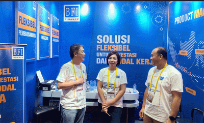 Jumpa pers BFI Finance di Jakarta, Kamis (13/10/2022).