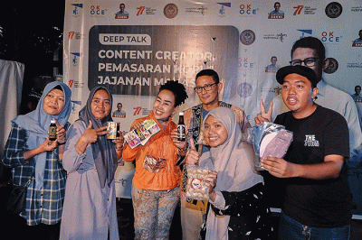 Pelatihan dan Talkshow Ekraf yang mengusung tema 