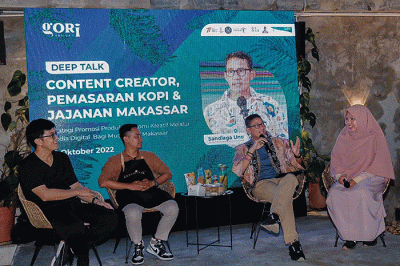 Pelatihan dan Talkshow Ekraf yang mengusung tema 