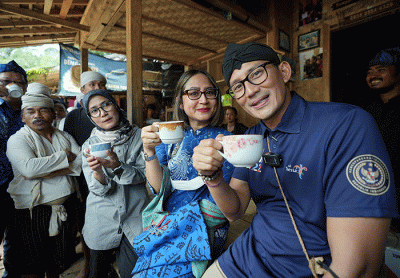 Peresmian Desa Wisata Saba Budaya Baduy di Kabupaten Lebak, Banten.