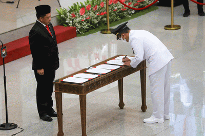 Mendagri Lantik Heru Budi Hartono Jadi Pj Gubernur DKI Jakarta