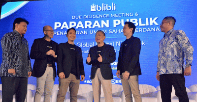Paparan Publik Penawaran Umum Saham Perdana Blibli di Jakarta, Selasa (18/10/2022).
