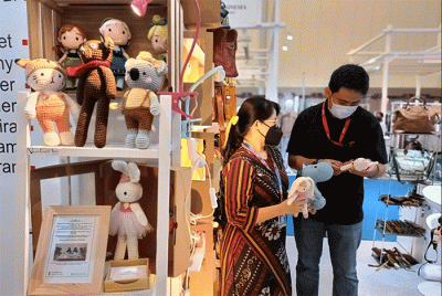 Pameran Trade Expo Indonesia (TEI) 2022 yang berlangsung sejak 19 - 24 Oktober 2022 di ICE, BSD.