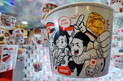 Perayaan 43 tahun KFC Indonesia di Jakarta, Jumat (21/10/2022).