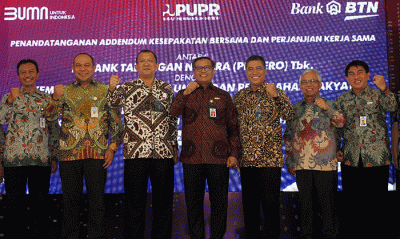 Perjanjian Kerja sama (PKS) tentang Penyediaan Jasa Layanan Perbankan kepada Pegawai Kementerian PUPR di Jakarta.