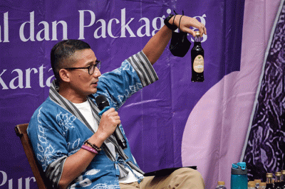 Menparekraf Sandiaga Salahuddin Uno saat acara pelatihan 