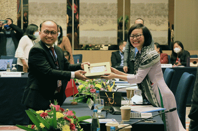 Pertemuan Pejabat Tingkat Senior Bidang Ketenagakerjaan ASEAN (Senior Labour Officials Meeting / SLOM) di Filipina, Selasa (25/10/2022).