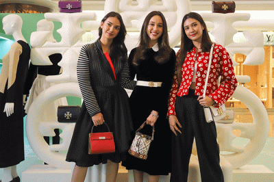 Peluncururan Pop Up Store Tory Bruch di Plaza Indonesia, Jakarta, Selasa (25/10/2022).
