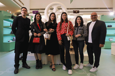 Peluncururan Pop Up Store Tory Bruch di Plaza Indonesia, Jakarta, Selasa (25/10/2022).