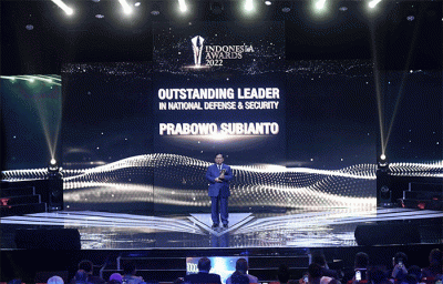 Indonesia Award 2022 di Jakarta, Rabu (26/10/2022).