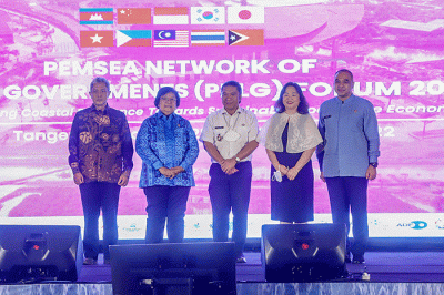 Pembukaan Partnerships in Environmental Management for The Seas of East Asia (PEMSEA) Network of Local Governments (PNLG) Meeting Summit 2022.