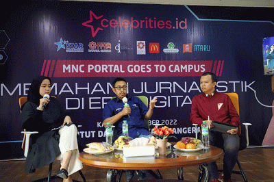 MNC Portal Goes to Campus  di Auditorium Institut Daarul Qur'an, Tangerang, Kamis (27/10/2022).