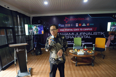 MNC Portal Goes to Campus  di Auditorium Institut Daarul Qur'an, Tangerang, Kamis (27/10/2022).