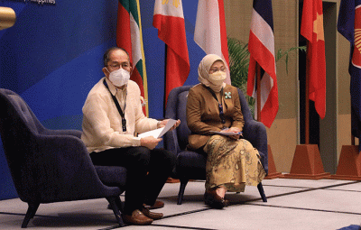 Pertemuan Menteri Tenaga Kerja ASEAN ke-27 (The 27th ASEAN Labour Ministers’ Meeting / The 27th ALMM) di Manila Filipina, Jumat (28/10/2022).