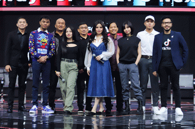 Konferensi pers TikTok For You Stage di Studio RCTI+, Kebon Jeruk, Jakarta Barat, Jumat (28/10/2022).