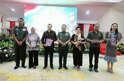 Workshop TNI AD Bersama Pemerintah Dalam Mengembangkan Ekonomi UMKM di Era Digital, di Buperta Cibubur, Jakarta Timur, Sabtu (29/10/2022).
