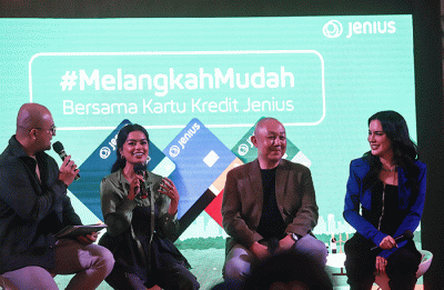 Peluncuran Kartu Kredit Jenius Visa di Jakarta, Jumat (28/10/2022).