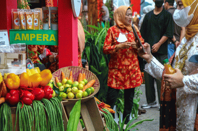 Festival Rempah di halaman Palembang Trade Center, Sabtu (29/10/2022).
