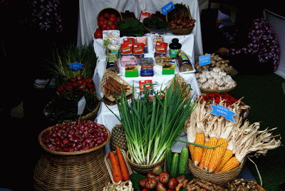 Festival Rempah di halaman Palembang Trade Center, Sabtu (29/10/2022).