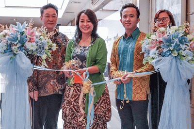 Peresmian kantor cabang baru MNC Sekuritas di Kemang, Jakarta Selatan, Senin (31/10/2022).