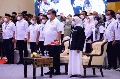 Festival Vokasi dan Job Fair 2022 di Jakarta Convention Center (JCC), Minggu (30/10/2022).