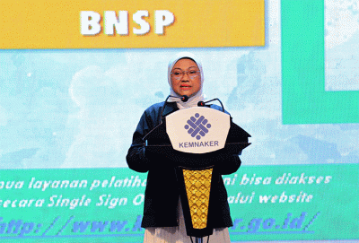 Festival Vokasi dan Job Fair 2022 di Jakarta Convention Center (JCC), Minggu (30/10/2022).