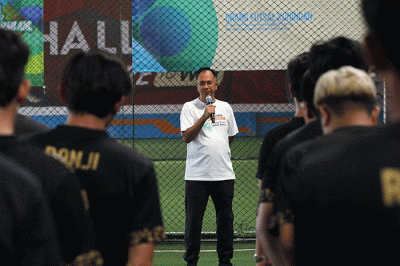 Turnamen Futsal Mitratel Cup 2022 di Jakarta, Minggu (30/10/2022).