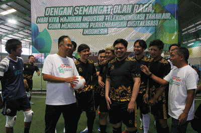 Turnamen Futsal Mitratel Cup 2022 di Jakarta, Minggu (30/10/2022).