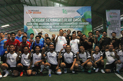 Turnamen Futsal Mitratel Cup 2022 di Jakarta, Minggu (30/10/2022).