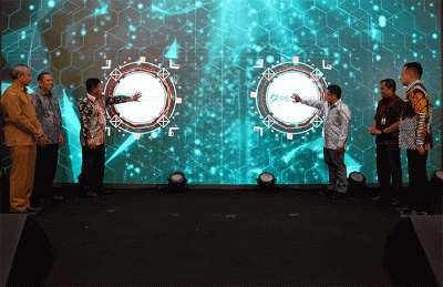 Penandatanganan Perjanjian Kerja Sama BSI dengan Pelindo terkait layanan jasa perbankan melalui sistem host to host di Banda Aceh, Selasa (1/11/2022).