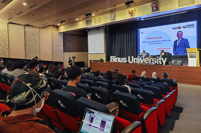 Seminar umum dengan tema Menjadi Content Creator yang Cerdas, yang merupakan salah satu rangkaian kegiatan HUT MNC Media (RCTI, MNCTV, GTV).