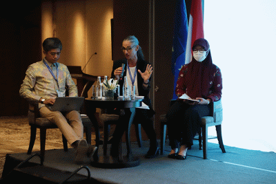 Diskusi civil society forum promoting an enabling environment for CSOs in Indonesia di Jakarta, Selasa (1/11/2022).