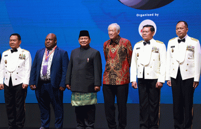 Menteri Pertahanan Prabowo Subianto memimpin acara Gala Dinner sekaligus membuka secara resmi Indodefence 2022 Expo and Forum di Jakarta.