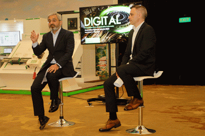 Peluncuran SM AirSet, salah satu solusi hijau dan digital terbaru yang diperkenalkan di Innovation Summit Jakarta 2022.