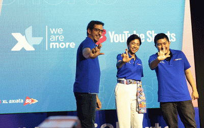 Peluncuran program Unlimited YouTube Shorts di Jakarta, Selasa (1/11/2022).