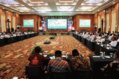 Pelatihan kepemimpinan dalam penanggulangan bencana bagi pemerintah daerah dan ketua DPRD kabupaten/kota se-Provinsi Jawa Timur.