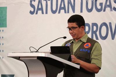 Rapat koordinasi yang dilakukan antara BNPB dengan jajaran Pemerintah Provinsi Kepri di Tanjung Pinang, Kamis (3/11/2022).