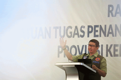 Rapat koordinasi yang dilakukan antara BNPB dengan jajaran Pemerintah Provinsi Kepri di Tanjung Pinang, Kamis (3/11/2022).