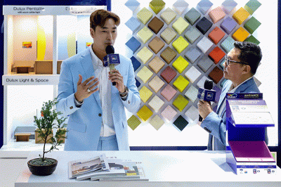 Peresmian Dulux Experience Store terbaru yang bertujuan untuk lebih memfasilitasi pelanggan dalam menemukan warna cat sesuai dengan kebutuhan.