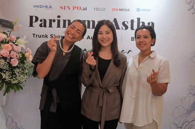 Wamenparekraf Angela Tanoesoedibjo mengapresiasi pelaksanaan Parinama Ashta Fundraiser yang menampilkan produk-produk fesyen dan kriya lokal yang premium.