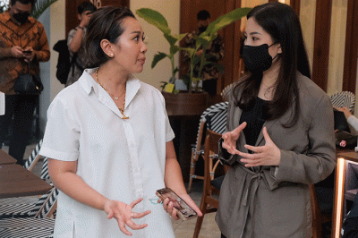 Wamenparekraf Angela Tanoesoedibjo mengapresiasi pelaksanaan Parinama Ashta Fundraiser yang menampilkan produk-produk fesyen dan kriya lokal yang premium.